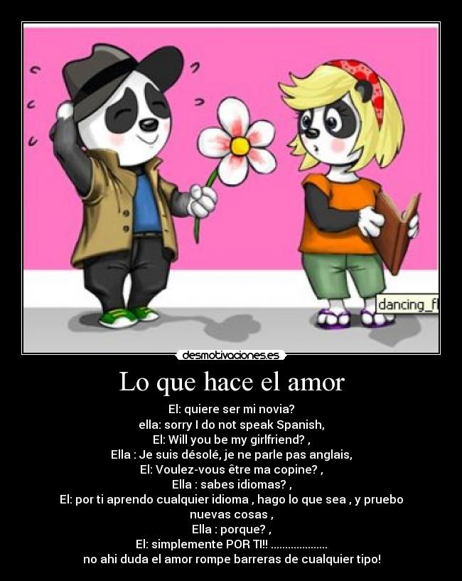 Lo que hace el amor - 
