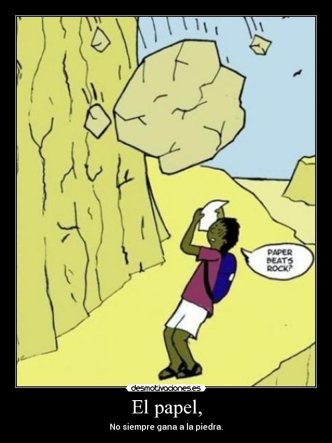 El papel, - 