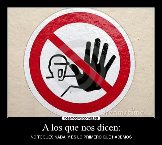 A los que nos dicen: - 