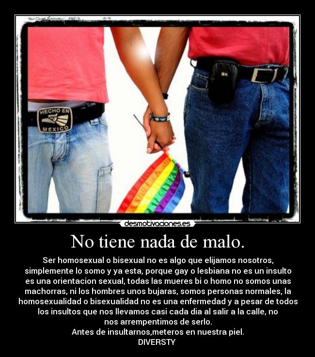 carteles homosexualidad bisexualidad diversity respeto desmotivaciones