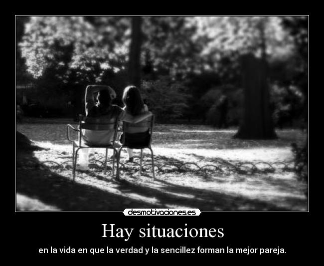Hay situaciones - 