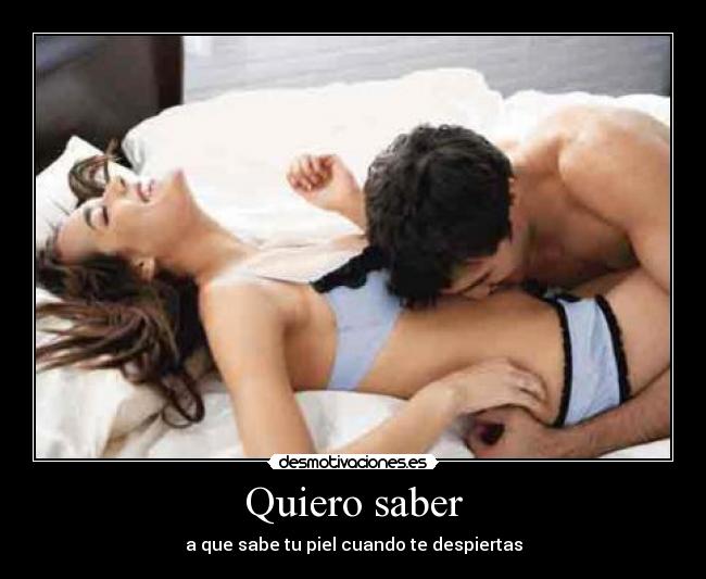 Quiero saber - 