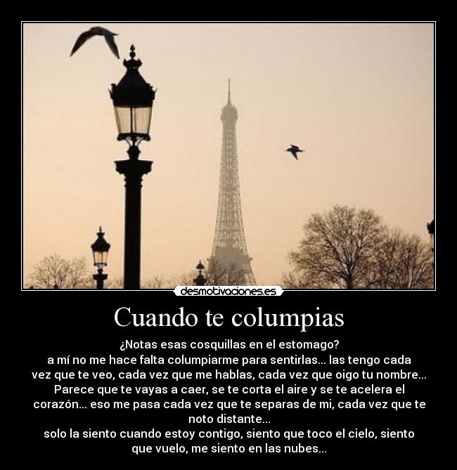 Cuando te columpias - 