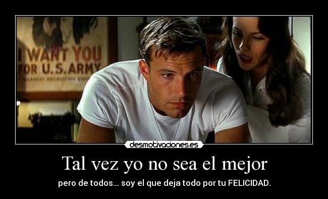 Tal vez yo no sea el mejor - 