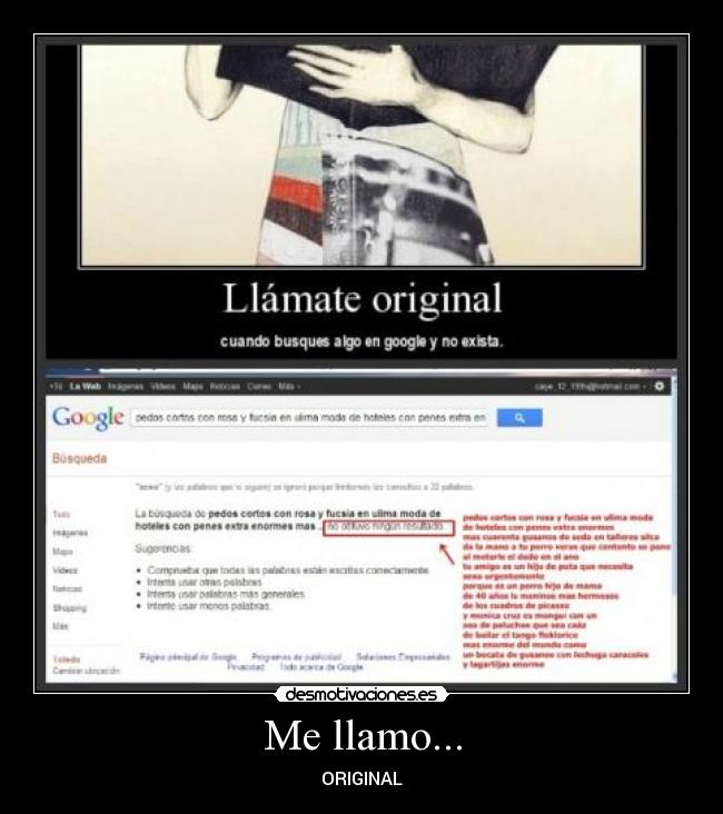 Me llamo... - ORIGINAL