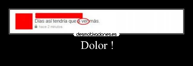 Dolor ! - 