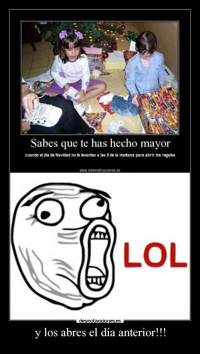 y los abres el día anterior!!! -