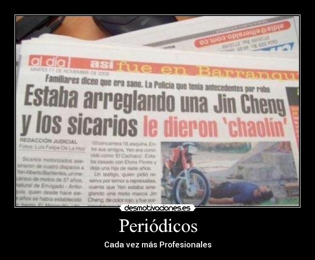 Periódicos - Cada vez más Profesionales