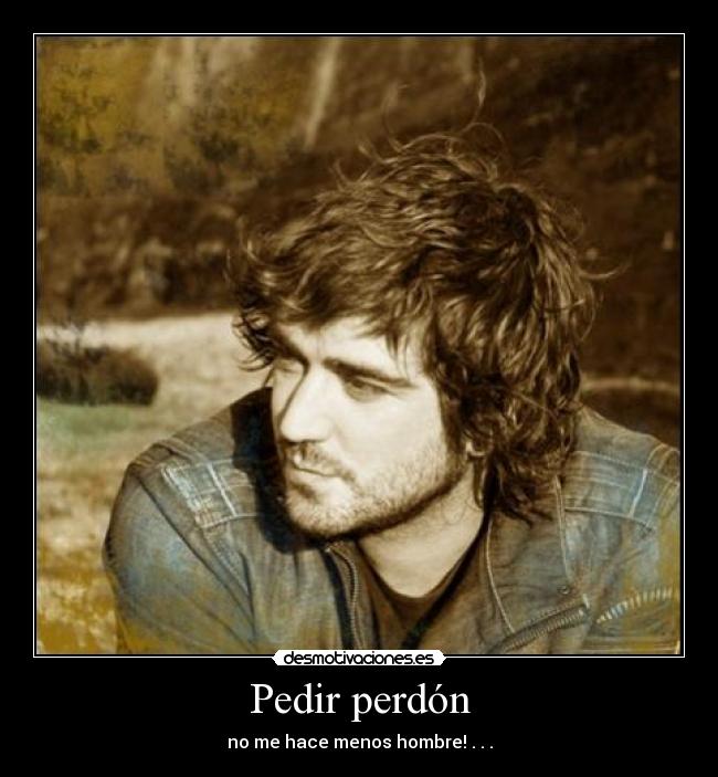 Pedir perdón -
