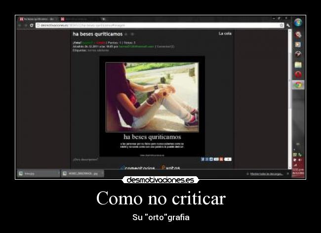 Como no criticar - 