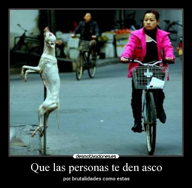 Que las personas te den asco - 