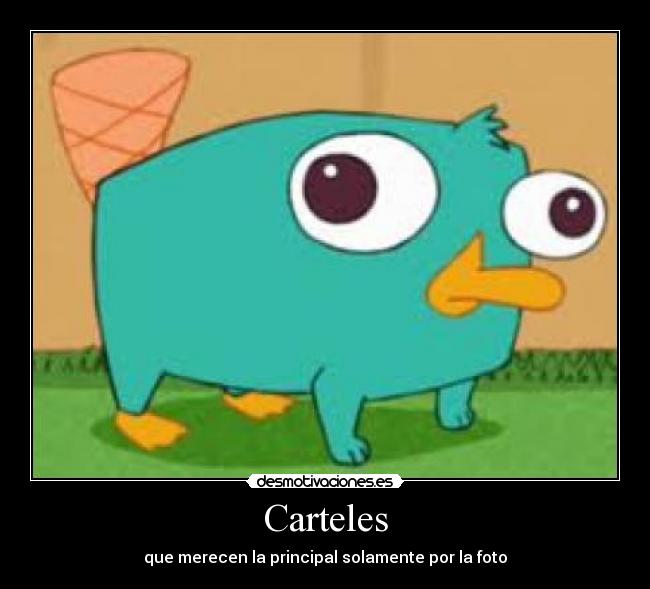 Carteles - que merecen la principal solamente por la foto