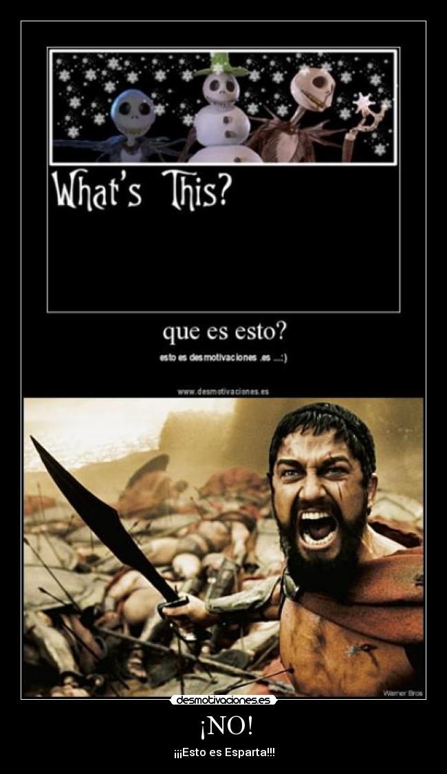 carteles sparta desmotivaciones