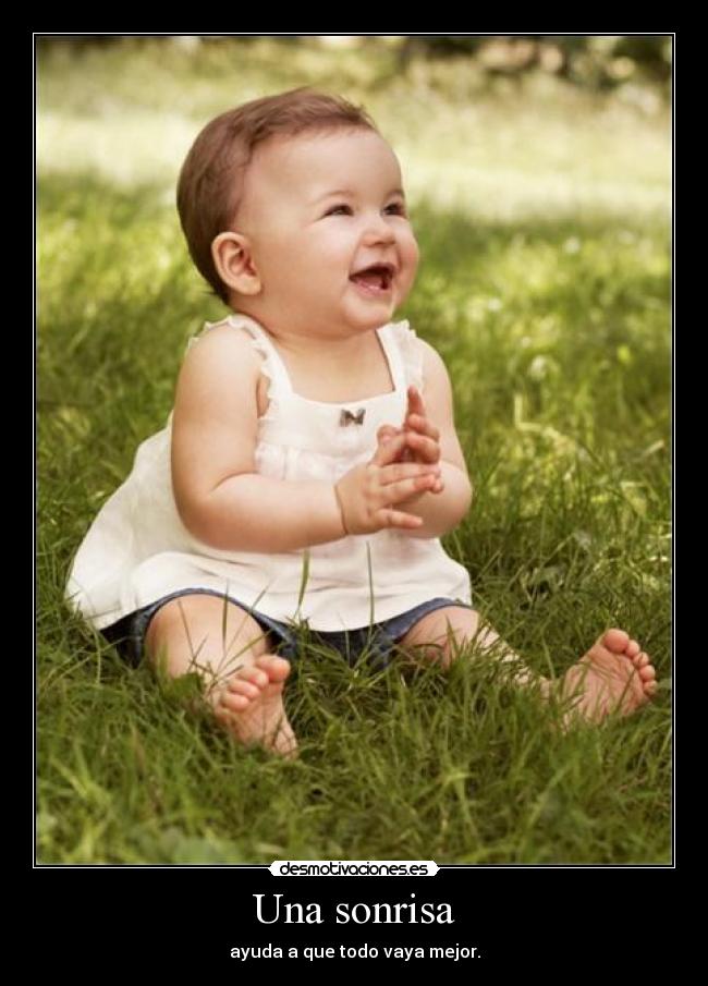 Una sonrisa -