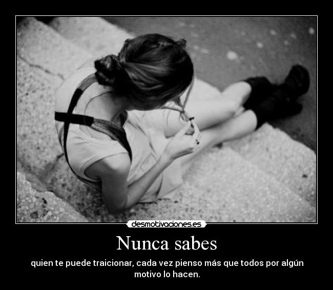 Nunca sabes - 