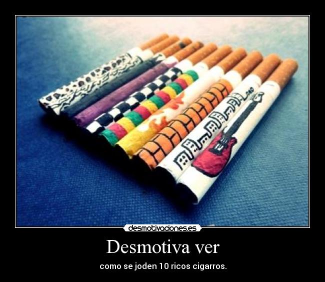 Desmotiva ver -