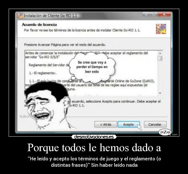 carteles porque todos hacemos desmotivaciones