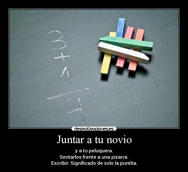 Juntar a tu novio - 