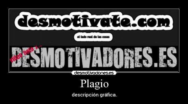 Plagio - descripción gráfica.