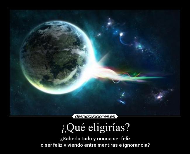 ¿Qué eligirías? -