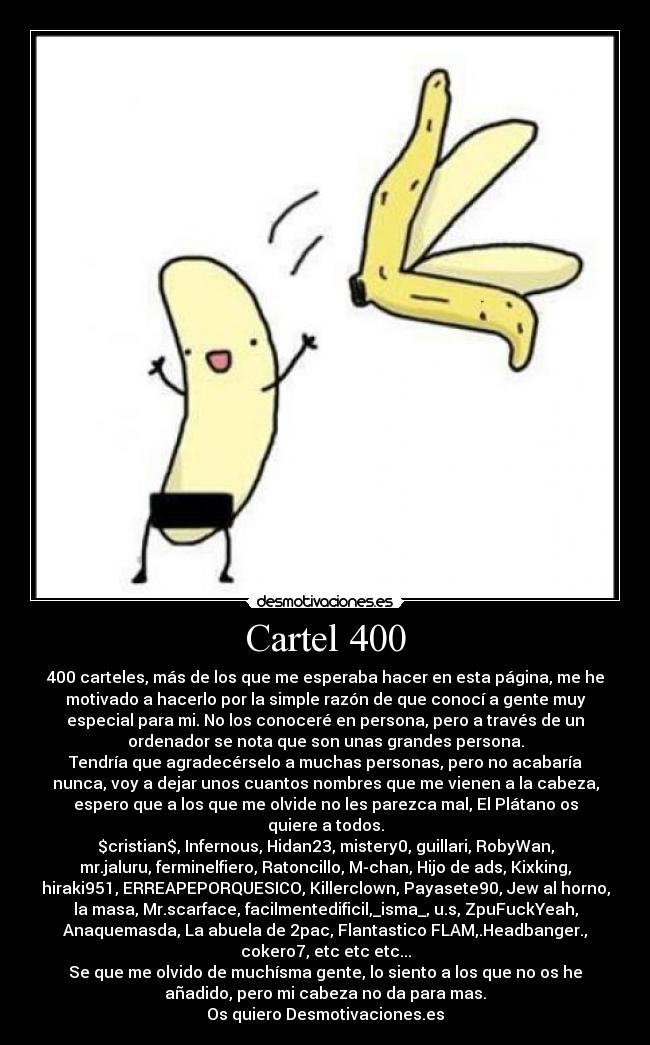 Cartel 400 - 