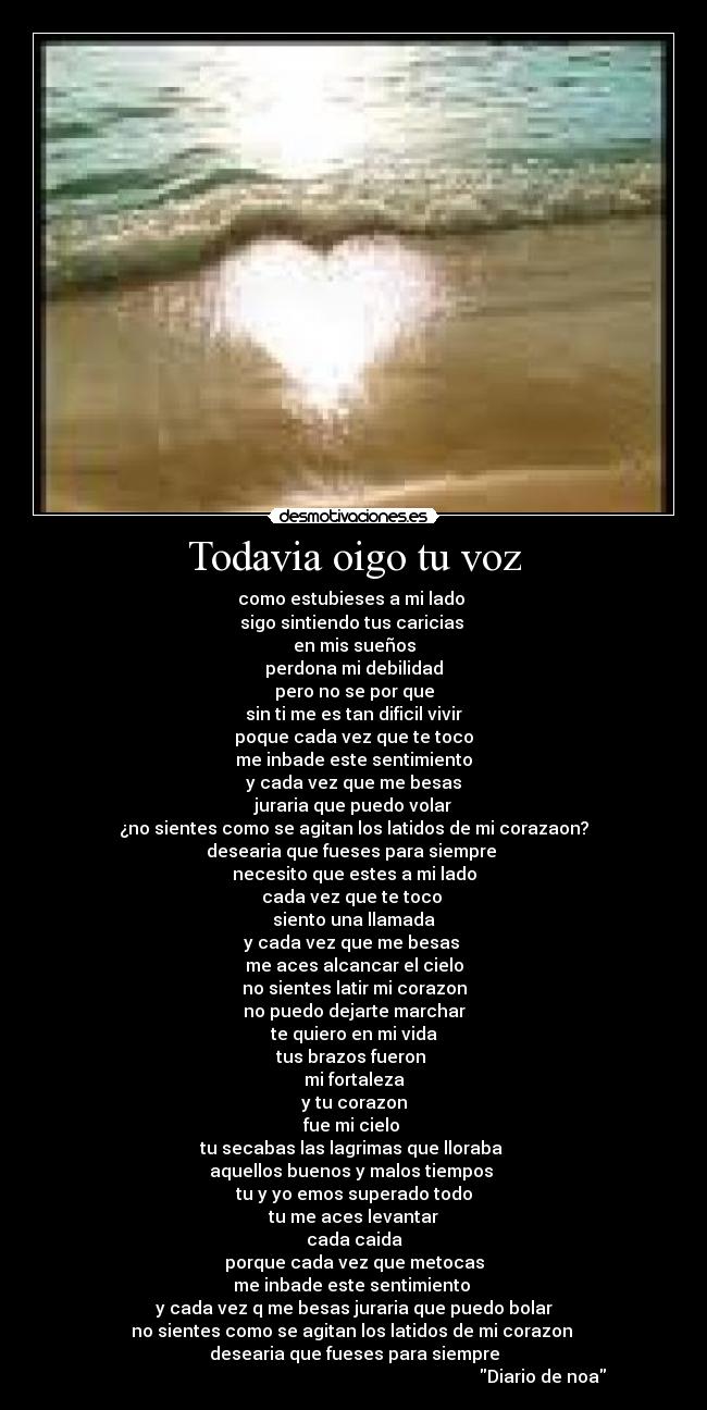 Todavia oigo tu voz -