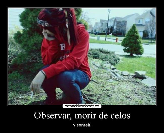 Observar, morir de celos - 
