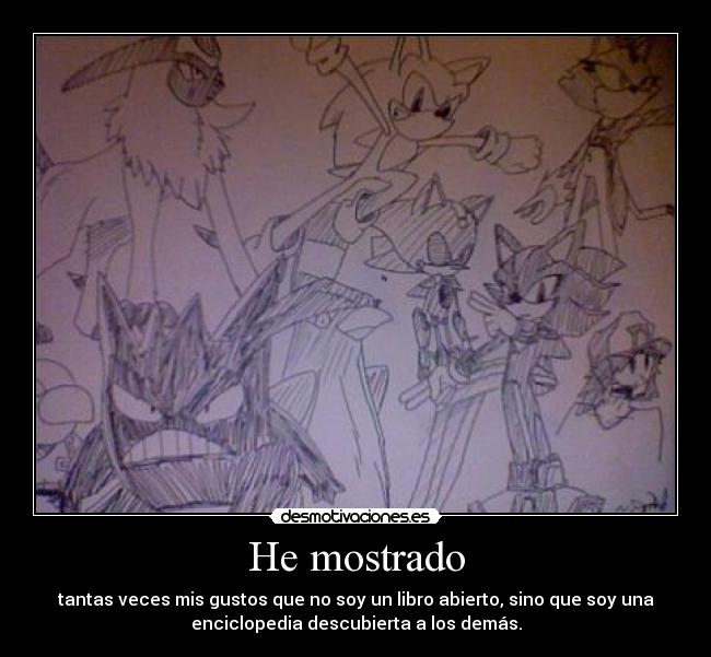carteles ferdo gengar sonic shadow dibujo mio absteneos preguntar desmotivaciones