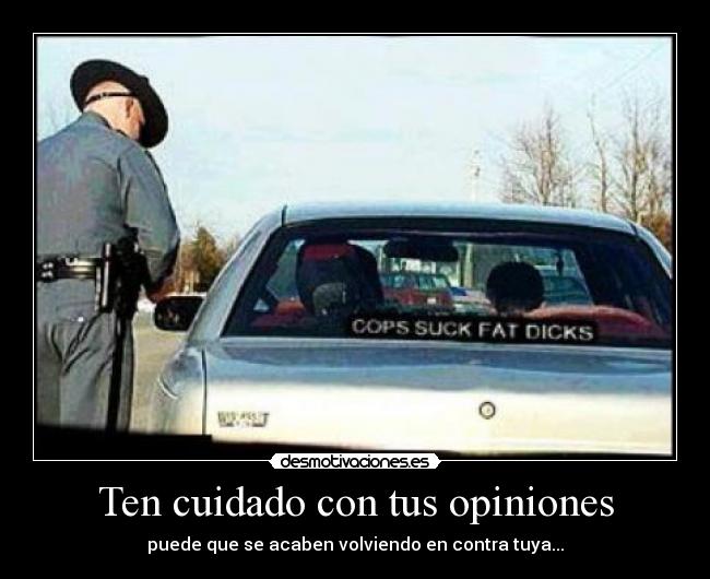 carteles trolleada por parte del poli desmotivaciones