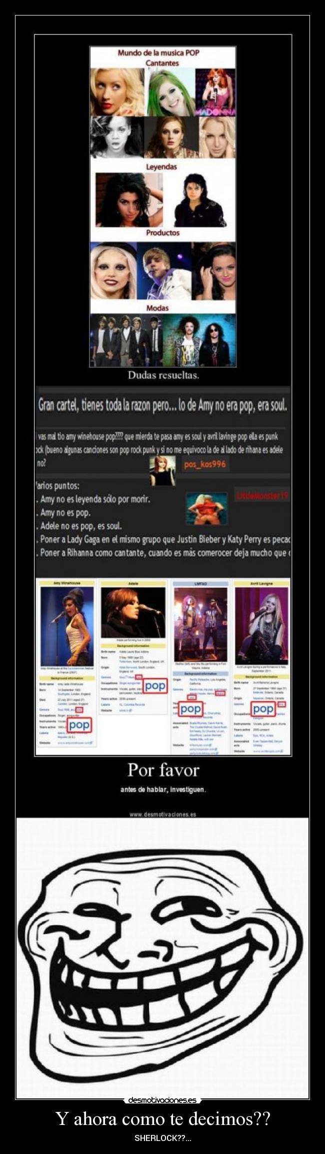 Y ahora como te decimos?? - 