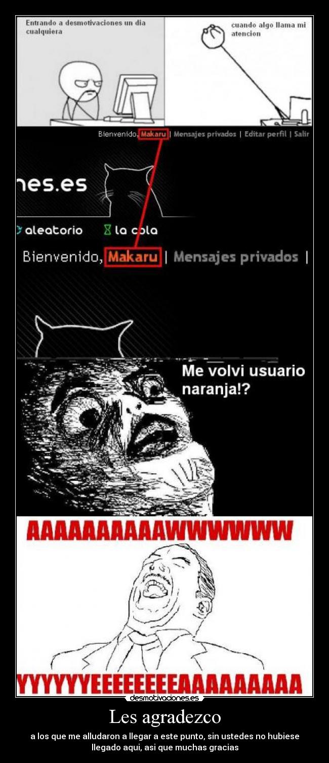 carteles aaaawwww yyyeeaaa inglip naranja desmotivaciones