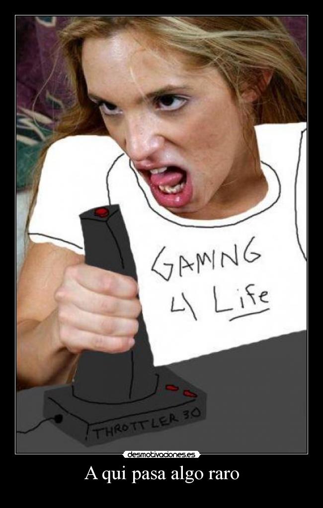 A qui pasa algo raro - 