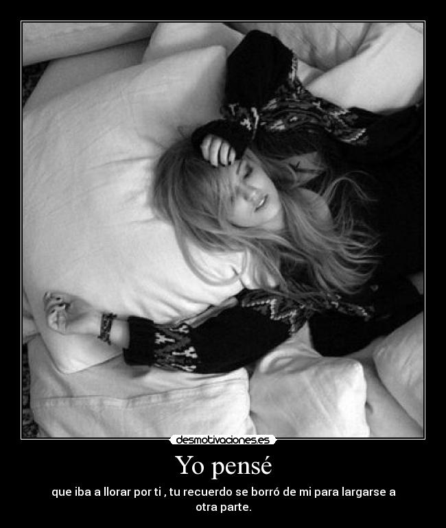 Yo pensé - 