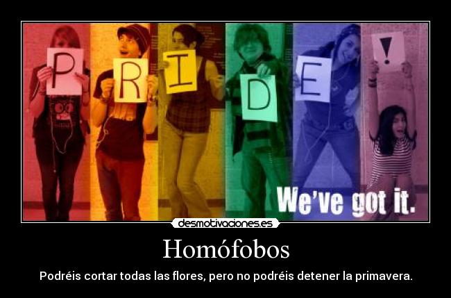 Homófobos -