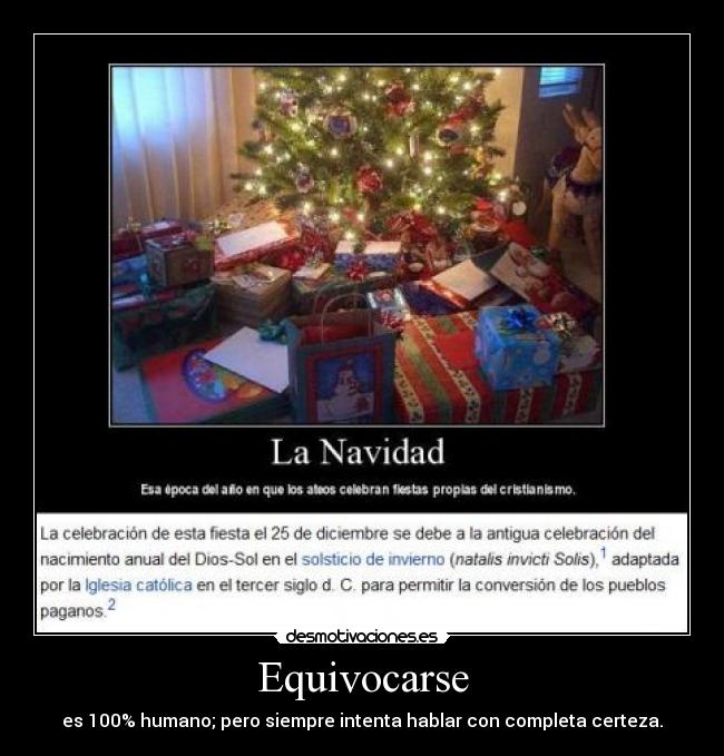 carteles navidad ateo cristiano desmotivaciones