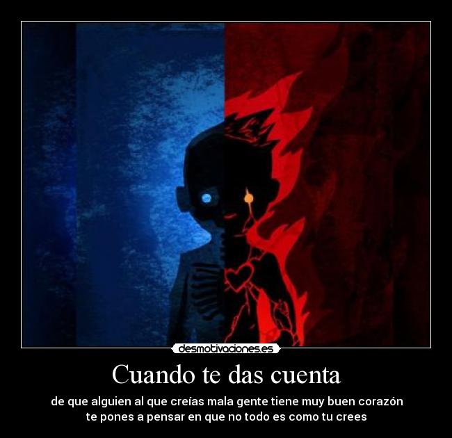 Cuando te das cuenta - 