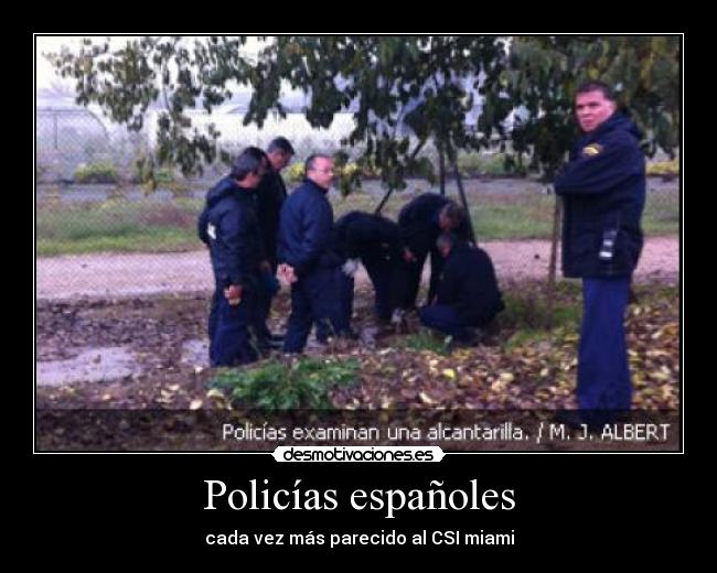 Policías españoles -