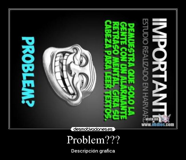 carteles problem desmotivaciones