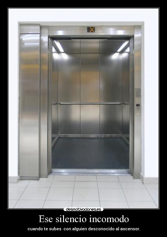 Ese silencio incomodo -