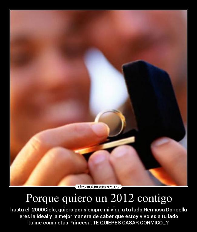 carteles propuesta matrimonio amor anillo corazon vida desmotivaciones