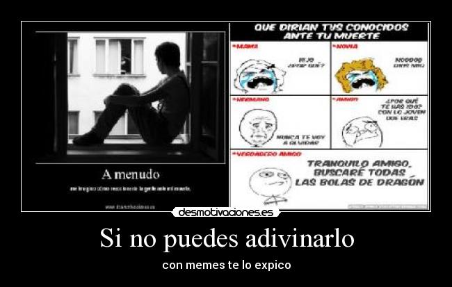 Si no puedes adivinarlo - con memes te lo expico