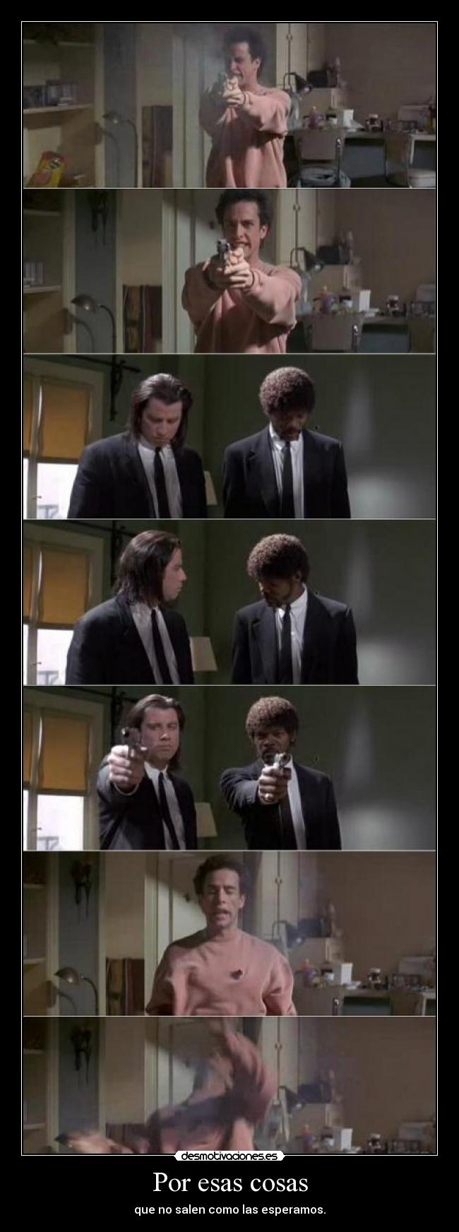 carteles iba subir escena que vuelan cabeza negro pero parecio demasiado bestia desmotivaciones