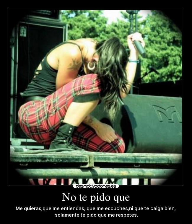 No te pido que - 
