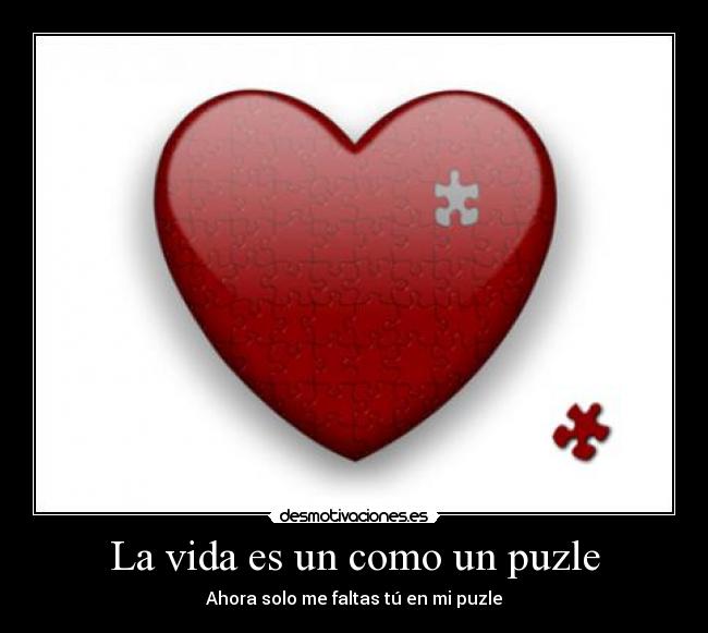 La vida es un como un puzle - 