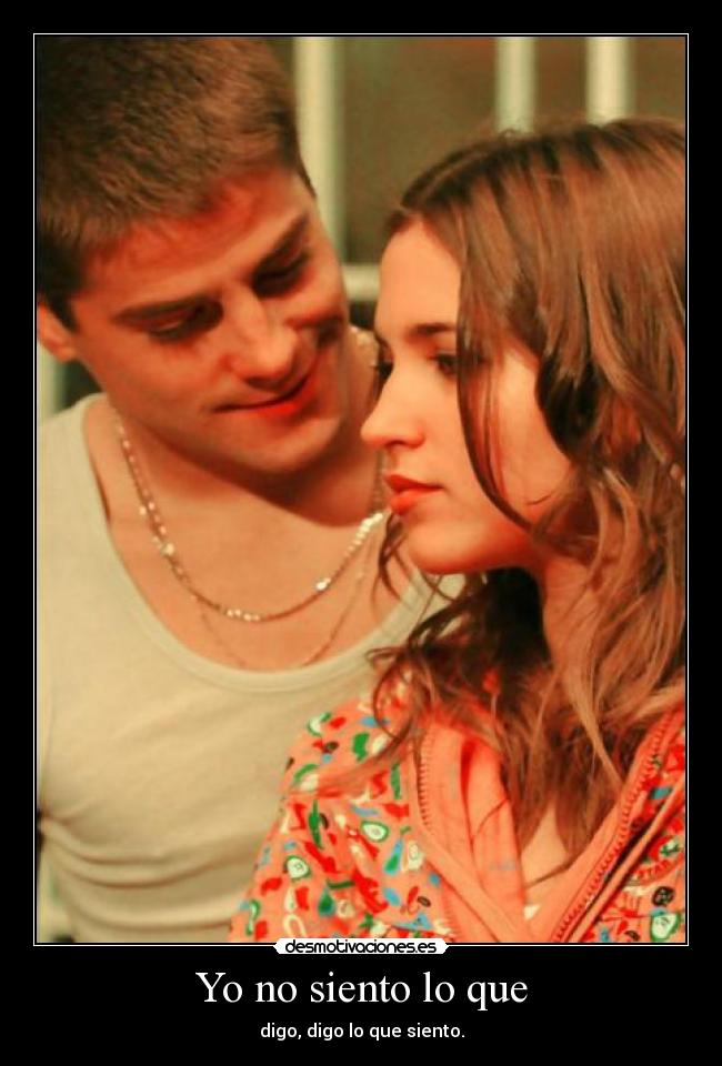 Yo no siento lo que -