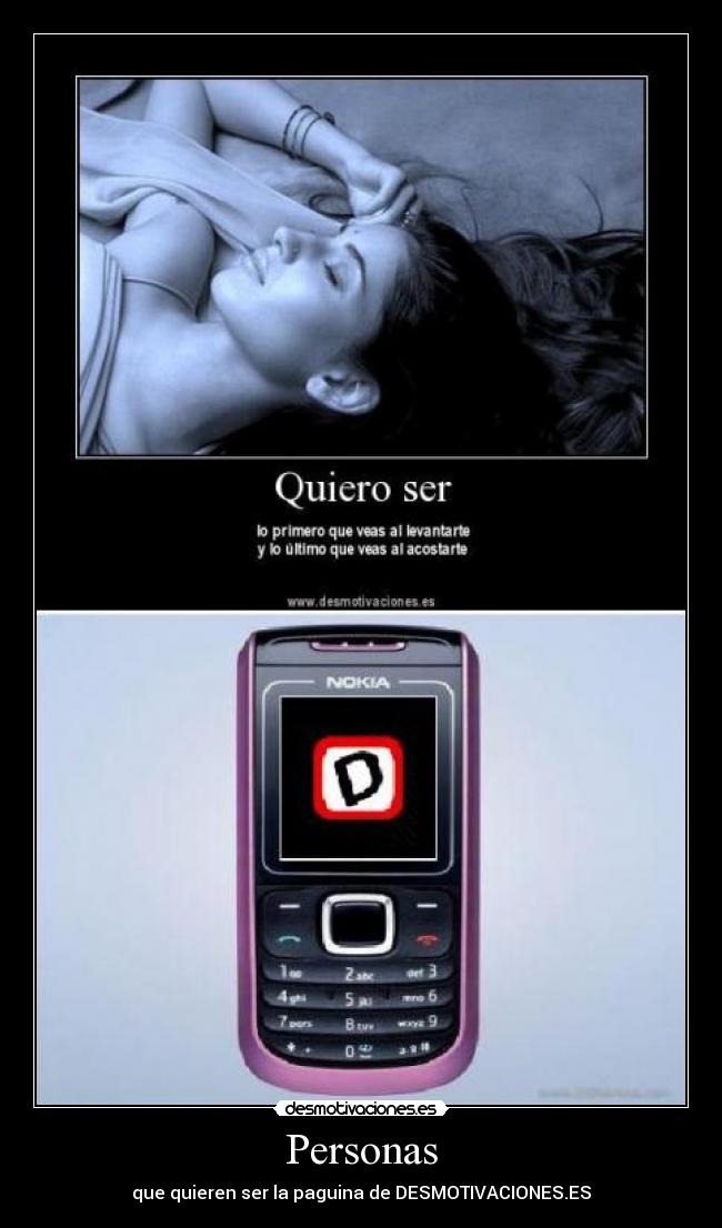 Personas - que quieren ser la paguina de DESMOTIVACIONES.ES