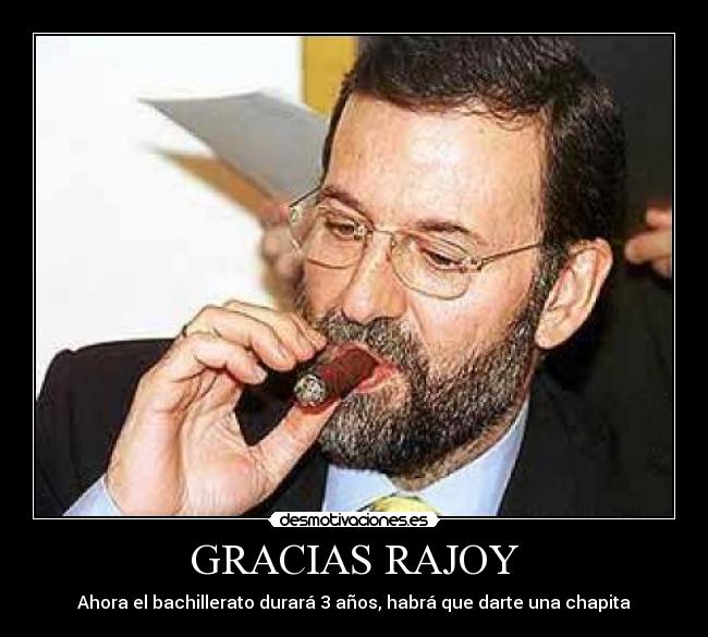 GRACIAS RAJOY -