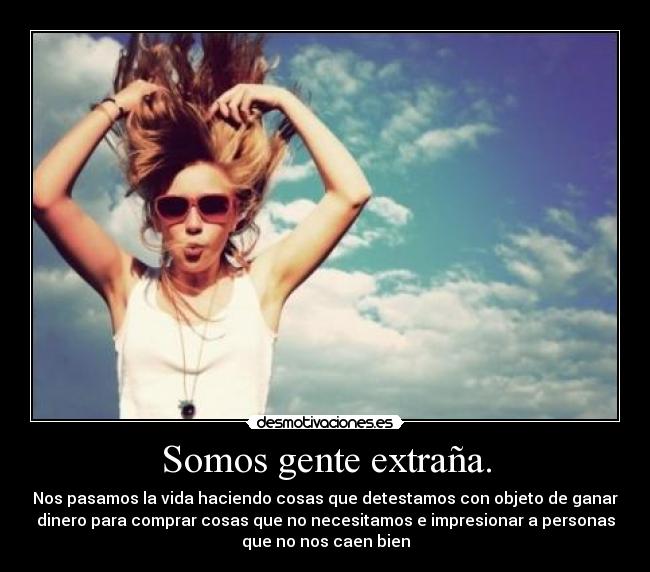 carteles somos raros desmotivaciones