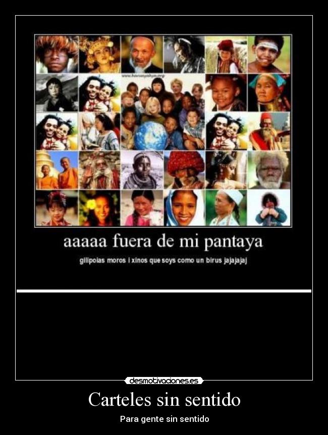 Carteles sin sentido -