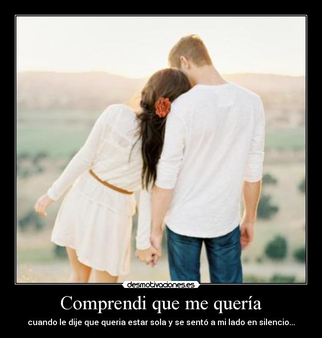 Comprendi que me quería - 